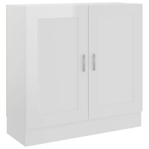 vidaXL Bibliothèque Blanc brillant 82 5x30 5x80 cm Bois d’ingénierie