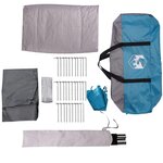 vidaXL Brise-vent de camping bleu 366x152x152 cm imperméable