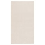 vidaXL Tapis shaggy crème blanc 120x183 cm polyester