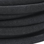vidaXL Tuyau d'arrosage de jardin noir 0 6" 10 m caoutchouc
