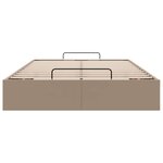vidaXL Cadre de lit ottoman sans matelas cappuccino 120x190 cm