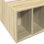 vidaXL Cadre de lit sans matelas chêne sonoma 90x200 cm