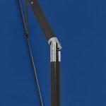 vidaXL Parasol de plage bleu azuré 180x120 cm