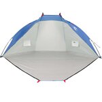 vidaXL Tente de plage bleu azuré 268x223x125 cm 185T polyester