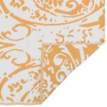 vidaXL Tapis d'extérieur ARAKIL Orange et blanc 190x290 cm PP