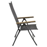 Lesli Living Chaise réglable Arezzo 57x69x103 cm Aluminium