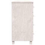 vidaXL Buffet MOLDE Blanc 113x40x80 cm Bois massif de pin