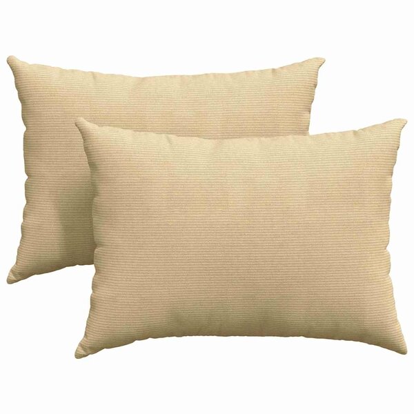 vidaXL Coussins de canapé 2 Pièces Vert gris 70 x 50 cm