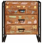 vidaXL Buffet Marron 66 x 33 x 70 cm bois de récupération massif