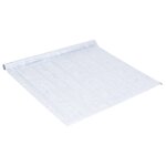 vidaXL Films pour fenêtre 4 Pièces dépoli motif de bambou PVC