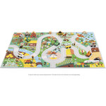 Tapis de jeu - Chambre - Enfant - Campagne  ferme - 120x78cm - Dès 2 ans - Janod