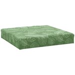 vidaXL Coussins de palette lot de 2 motif de feuilles tissu Oxford