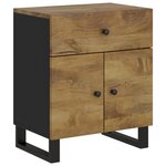 vidaXL Table de chevet 50x33x60 cm Bois de manguier et d'ingénierie