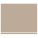 vidaXL Store automatique rétractable Beige 400x300 cm