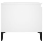 vidaXL Table basse Blanc 100x50x45 cm Bois d'ingénierie