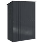 vidaXL Cabanons de jardin Anthracite 140 5 x 74 x 200 cm Métал