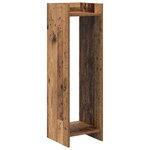 vidaXL Support de Plante Bois ancien 30 x 30 x 100 cm