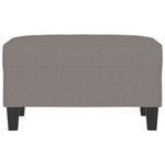 vidaXL Repose-pied Taupe 70x55x41 cm Tissu