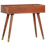 vidaXL Table console 90x35x76 cm Bois d'acacia massif