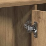 vidaXL Meuble de Lavabo de Salle de Bain avec étagère Chêne artisanal