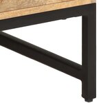 vidaXL Table basse 67x67x45 cm Bois de manguier massif