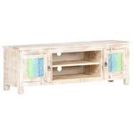 Vidaxl meuble tv 120x30x40 cm bois d'acacia brut