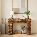 vidaXL Table basse Chêne fumé 102 x 35 x 75 cm Bois d'ingénierie