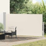 vidaXL Auvent latéral rétractable de patio 170x300 cm Crème