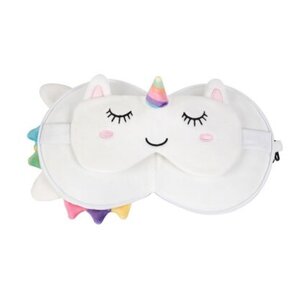 Pillow mask de voyage licorne