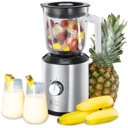 RUSSEL HOBBS 25290-56 - Blender Compact Home - inox brossé - 1L- 400W