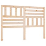 vidaXL Tête de lit 126x4x100 cm Bois massif de pin