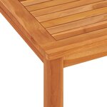 vidaXL Ensemble à manger de jardin 4 Pièces Bois de teck massif
