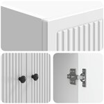 vidaXL Ensemble de Meubles 2 Pièces Blanc brillant 66 x 34 5 x 90 cm
