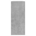 vidaXL Bibliothèque/Séparateur de pièce Gris béton 100x30x72 cm