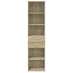 vidaXL Buffet haut chêne sonoma 45x42 5x185 cm bois d'ingénierie