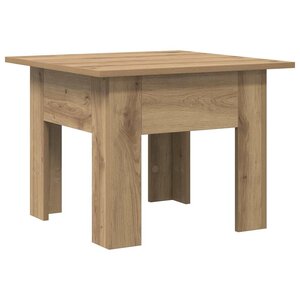 vidaXL Table basse Chêne artisanal 55 x 55 x 42 cm Bois d'ingénierie