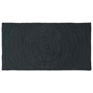 vidaXL Tapis de surface Rectangulaire Gris foncé 100 x 200 cm Jute