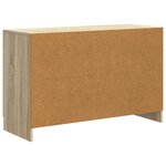 vidaXL Buffet Chêne Sonoma 89 x 34 5 x 57 cm Bois d'ingénierie