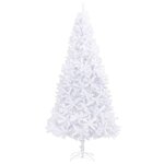 vidaXL Sapin de Noël artificiel 300 cm Blanc