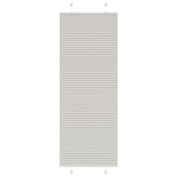 vidaXL Store plissé gris clair 75x200 cm largeur du tissu 74 4 cm