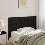 vidaXL Tête de lit Chêne noir 120 x 1 5 x 80 cm Bois d'ingénierie