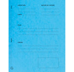 Dossiers de plaidoirie 'Pour / Contre', turquoise EXACOMPTA