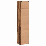 vidaXL Armoire de rangement Montage mural Vieux bois 50 x 41 x 225 cm