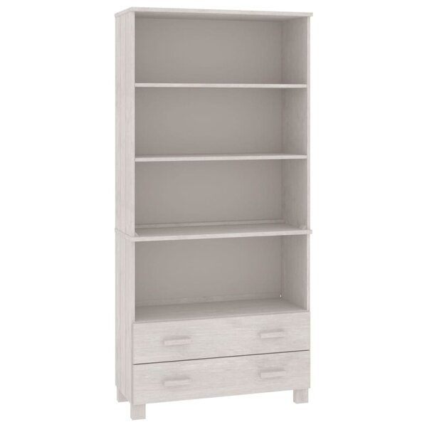 vidaXL Buffet HAMAR Bois massif de pin Blanc