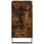 vidaXL Buffet Chêne fumé 60x35x70 cm Bois d'ingénierie