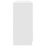vidaXL Buffet avec tiroirs blanc 100 5x35x76 cm bois d'ingénierie