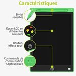 ACROPAQ Tablette Dessin Enfant- Ardoise Magique 12 Pouces- Tablette Ecran LCD - Pile CR2025 incluse- Verte