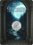 Monnaie GERMANIA Queen on the Throne 1/10 Oz Argent 1 Mark Germania 2026 (PRÉCOMMANDE)