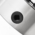 Vidaxl mandrin de tour auto-centrant à 4 mâchoires 160 mm acier