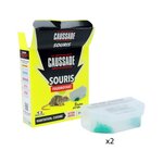 CAUSSADE CASABOIT2 Rats & Souris - Pat appât Prevention + Poste D'appâtage - 120 g Cau